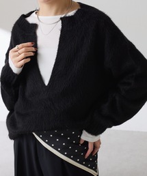 COLLAGE GALLARDAGALANTE | エアリー深Vニット/WEB限定カラー展開/新色追加(ニット/セーター)