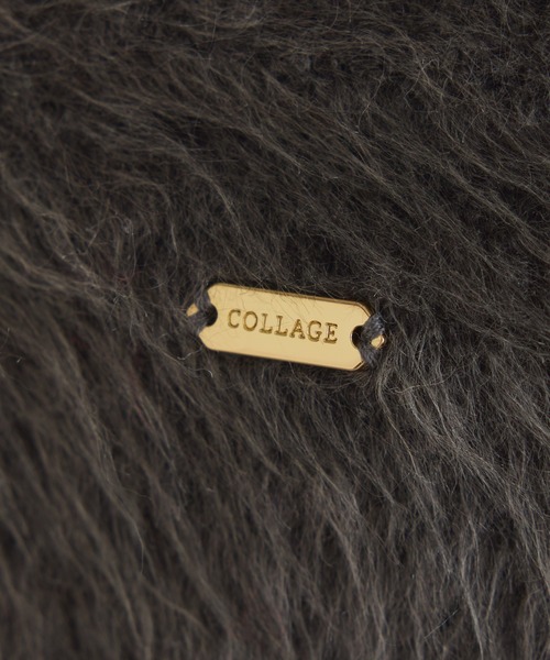 COLLAGE GALLARDAGALANTE(コラージュガリャルダガランテ)の「エアリー深Vニット/WEB限定カラー展開/新色追加(ニット/セーター・レディース・チャコールグレー/ベージュ/ネイビー/レッド/ブルー/ブラウン/ブラック・FREE)」の16枚目の写真