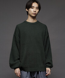 FREAK'S STORE | 限定展開 リラックスフィット 畦編み クルーネック ニット(ニット/セーター)