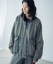 RATTLE TRAP | 12ozスラブデニムスタンドブルゾン(デニムジャケット)