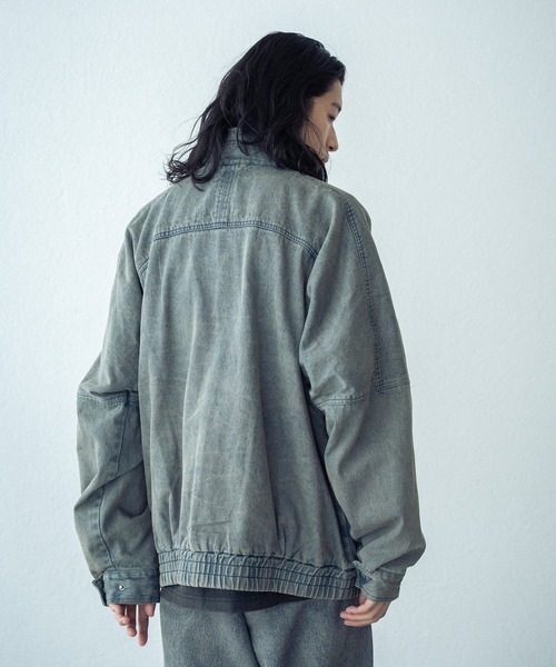 RATTLE TRAP（ラトルトラップ）の「12ozスラブデニムスタンドブルゾン（デニムジャケット・メンズ・ブルー/ブラック・L/M）」の14枚目の写真