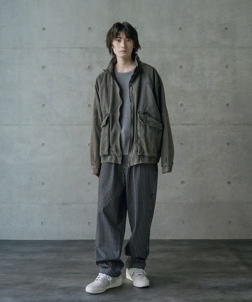 RATTLE TRAP（ラトルトラップ）の「12ozスラブデニムスタンドブルゾン（デニムジャケット・メンズ・ブルー/ブラック・L/M）」の3枚目の写真