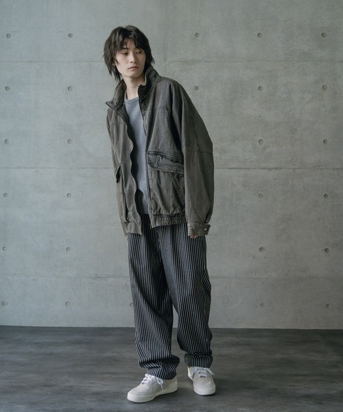 RATTLE TRAP（ラトルトラップ）の「12ozスラブデニムスタンドブルゾン（デニムジャケット・メンズ・ブルー/ブラック・L/M）」の4枚目の写真