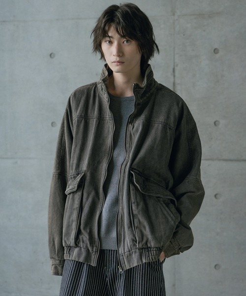 RATTLE TRAP（ラトルトラップ）の「12ozスラブデニムスタンドブルゾン（デニムジャケット・メンズ・ブルー/ブラック・L/M）」の7枚目の写真