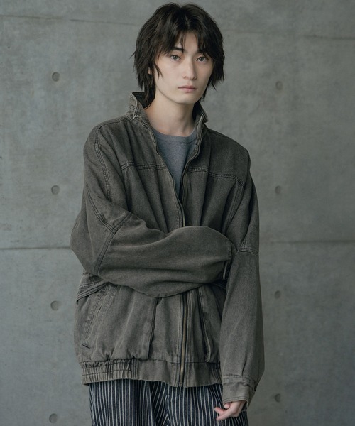 RATTLE TRAP（ラトルトラップ）の「12ozスラブデニムスタンドブルゾン（デニムジャケット・メンズ・ブルー/ブラック・L/M）」の9枚目の写真