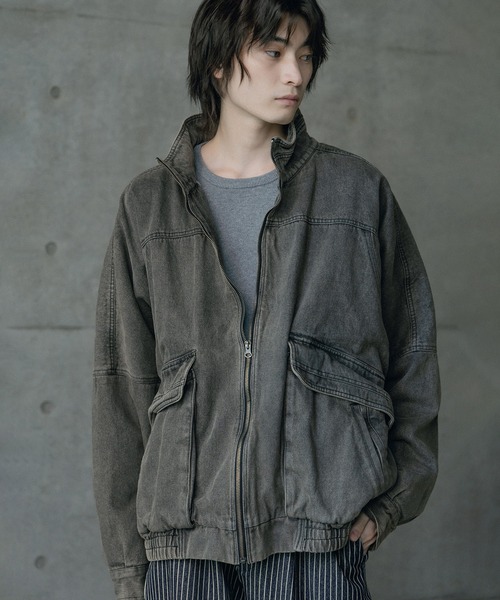 RATTLE TRAP（ラトルトラップ）の「12ozスラブデニムスタンドブルゾン（デニムジャケット・メンズ・ブルー/ブラック・L/M）」の10枚目の写真