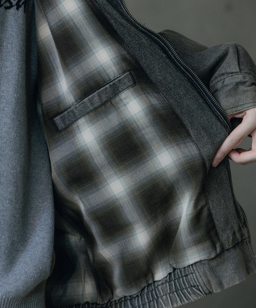 RATTLE TRAP（ラトルトラップ）の「12ozスラブデニムスタンドブルゾン（デニムジャケット・メンズ・ブルー/ブラック・L/M）」の12枚目の写真