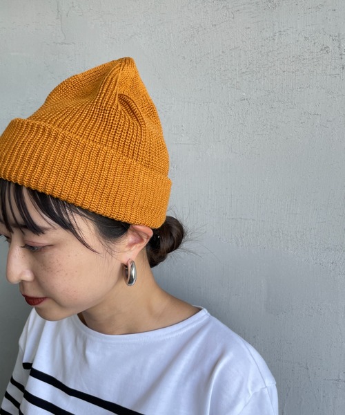 RACAL（ラカル）の「[RACAL/ラカル] SK8 ロールニットキャップ（ニットキャップ/ビーニー・メンズ・チャコールグレー/ブラック/グレイッシュベージュ/ゴールド/オレンジ・F）」の20枚目の写真