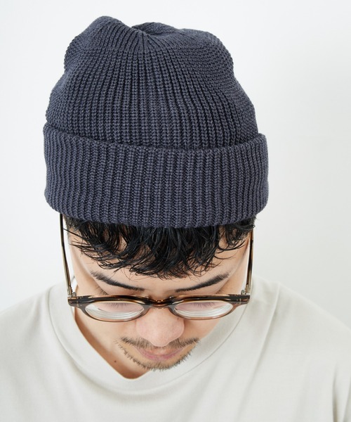 RACAL（ラカル）の「[RACAL/ラカル] SK8 ロールニットキャップ（ニットキャップ/ビーニー・メンズ・チャコールグレー/ブラック/グレイッシュベージュ/ゴールド/オレンジ・F）」の22枚目の写真