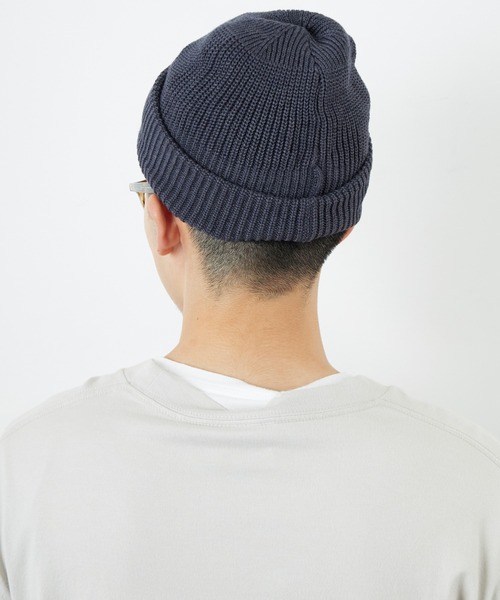 RACAL（ラカル）の「[RACAL/ラカル] SK8 ロールニットキャップ（ニットキャップ/ビーニー・メンズ・チャコールグレー/ブラック/グレイッシュベージュ/ゴールド/オレンジ・F）」の21枚目の写真