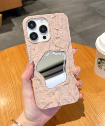 SANSeLF（サンセルフ）の「【SANSeLF】スマホケース メタリック岩石調 ミラー付き モードスタイル iPhoneカバー アイフォンケース sac25a009（スマホケース/カバー）」