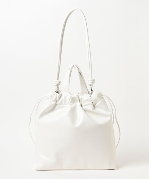 Ray BEAMS（レイビームス）の「ビッグ マルチ トート（トートバッグ・レディース・ホワイト/ブラック・ONE SIZE）」の11枚目の写真