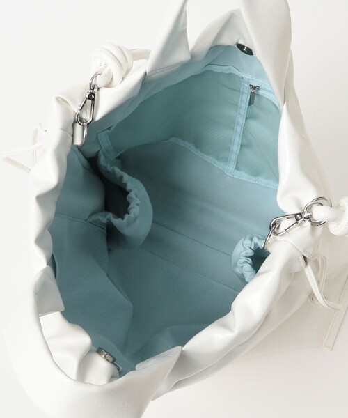 Ray BEAMS（レイビームス）の「ビッグ マルチ トート（トートバッグ・レディース・ホワイト/ブラック・ONE SIZE）」の14枚目の写真