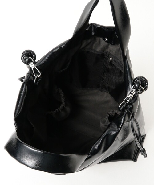 Ray BEAMS（レイビームス）の「ビッグ マルチ トート（トートバッグ・レディース・ホワイト/ブラック・ONE SIZE）」の17枚目の写真