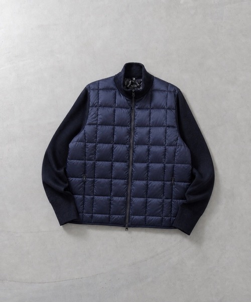 TAION(タイオン)の「【TAION(タイオン)】〈ウィメンズ〉ベーシック ハイネックWジップ ニットスリーブダウンジャケット(ダウンジャケット/コート・レディース・ブラック・L/M)」の7枚目の写真
