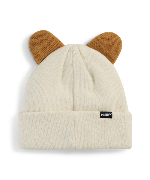 PUMA（プーマ）の「PUMA プーマ キッズ アニマル ミッドクラウン ビーニー（ニットキャップ/ビーニー・キッズ・オフホワイト/ダークベージュ・S）」の7枚目の写真