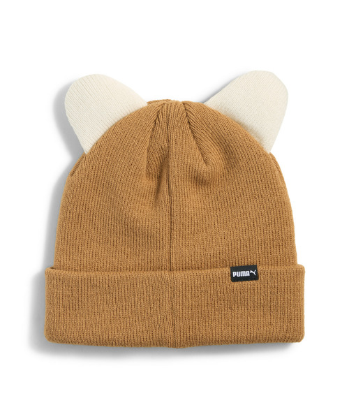 PUMA（プーマ）の「PUMA プーマ キッズ アニマル ミッドクラウン ビーニー（ニットキャップ/ビーニー・キッズ・オフホワイト/ダークベージュ・S）」の3枚目の写真