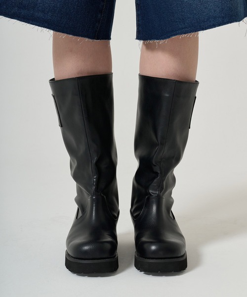 ルーズ ミドル ブーツ TINA：JOJUN ルーズ ミドル ブーツ TINA：JOJUN（ブーツ）｜TINA：JOJUN（ティーナ