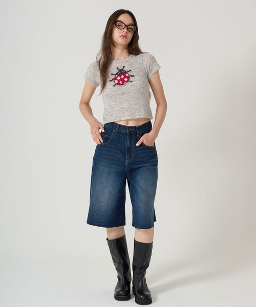 TINA：JOJUN（ティーナジョジュン）の「ルーズ ミドル ブーツ TINA：JOJUN（ブーツ・レディース・ブラック/グリーン・S/M/L）」の13枚目の写真