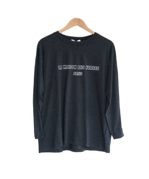 mili an deni(ミリアンデニ)の「フレンチフォントロンT(Tシャツ/カットソー・レディース・ブラック/チャコールグレー/オフホワイト・M/L)」の20枚目の写真