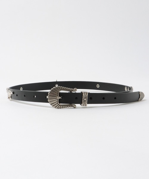 Three Four Time(スリーフォータイム)の「ウエスタンモチーフベルト(ベルト・レディース・グレー/ブラック・FREE)」の10枚目の写真