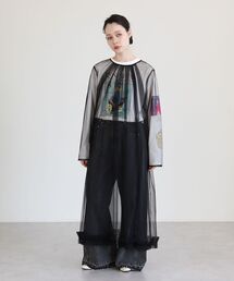 ELENCARE DUE（エレンカーレデュエ）の「・ELENCARE DUE チュールワンピース（ワンピース）」