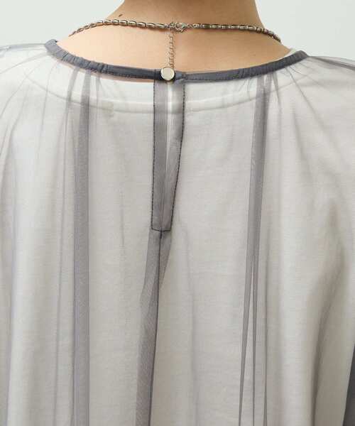 ELENCARE DUE（エレンカーレデュエ）の「・ELENCARE DUE チュールワンピース（ワンピース・レディース・ブラック/チャコールグレー/ブラウン・FREE）」の22枚目の写真