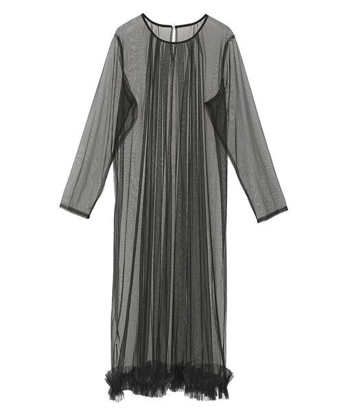 ELENCARE DUE（エレンカーレデュエ）の「・ELENCARE DUE チュールワンピース（ワンピース・レディース・ブラック/チャコールグレー/ブラウン・FREE）」の15枚目の写真