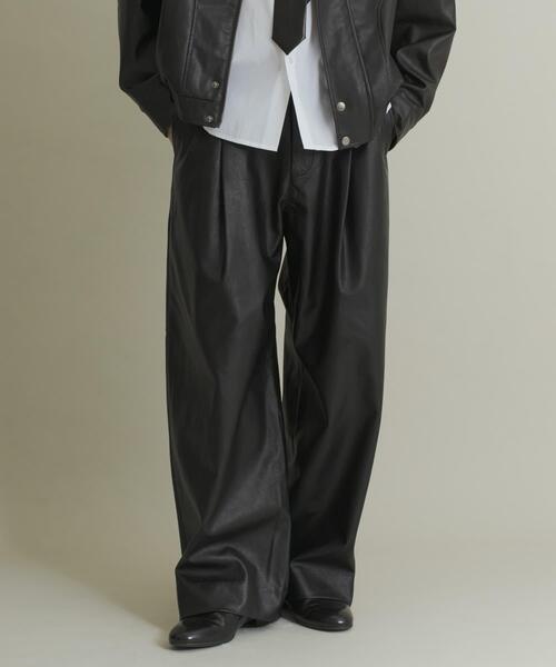 SENSE OF PLACE by URBAN RESEARCH（センスオブプレイスバイアーバンリサーチ）の「FLカーブパンツ（その他パンツ・メンズ・ブラック・MEDIUM/LARGE）」の9枚目の写真