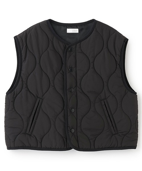 b・ROOM（ビールーム）の「【組み合わせ自由シリーズ】キルティングベスト（ベスト・キッズ・ベージュ/カーキ/ブラック/アイボリー・SMALL/MEDIUM/LARGE）」の18枚目の写真