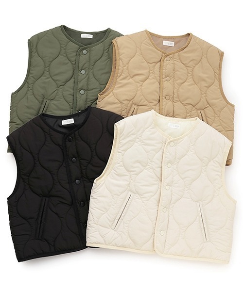 セール】【組み合わせ自由シリーズ】キルティングベスト（ベスト）｜b