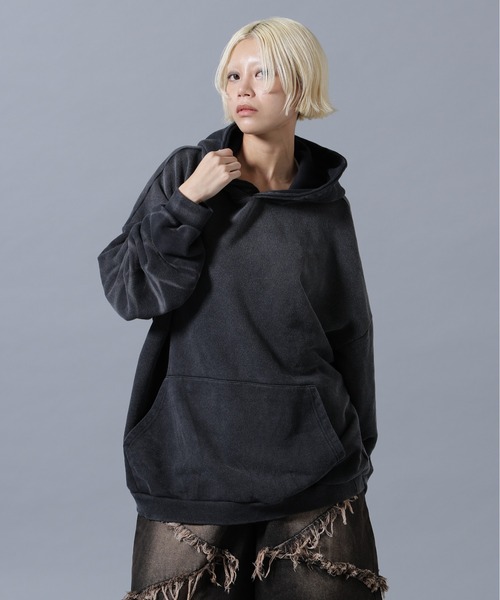 SIS/エスアイエス/Pigment Oversize Hoodie