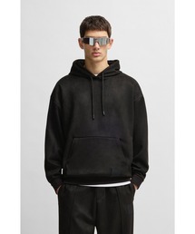 ジップネック フーディ リラックスフィット（パーカー）｜BOSS