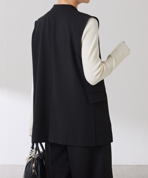 COLLAGE GALLARDAGALANTE（コラージュガリャルダガランテ）の「イージーセットアップ/2点セットアイテム/セレモニー対応/WEB限定（セットアップ・レディース・ブラック/ベージュ/グレー・FREE）」の6枚目の写真