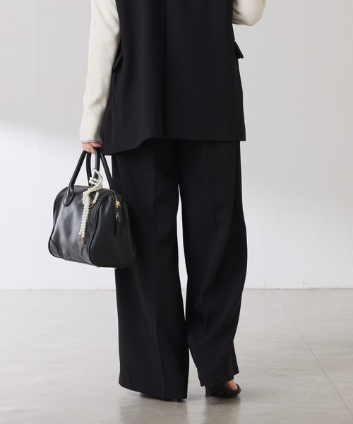 COLLAGE GALLARDAGALANTE（コラージュガリャルダガランテ）の「イージーセットアップ/2点セットアイテム/セレモニー対応/WEB限定（セットアップ・レディース・ブラック/ベージュ/グレー・FREE）」の10枚目の写真