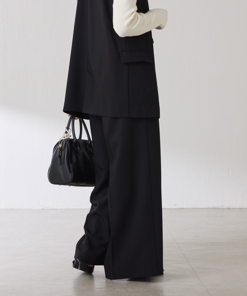 COLLAGE GALLARDAGALANTE（コラージュガリャルダガランテ）の「イージーセットアップ/2点セットアイテム/セレモニー対応/WEB限定（セットアップ・レディース・ブラック/ベージュ/グレー・FREE）」の11枚目の写真