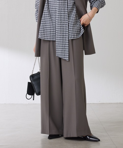 COLLAGE GALLARDAGALANTE（コラージュガリャルダガランテ）の「イージーセットアップ/2点セットアイテム/セレモニー対応/WEB限定（セットアップ・レディース・ブラック/ベージュ/グレー・FREE）」の20枚目の写真