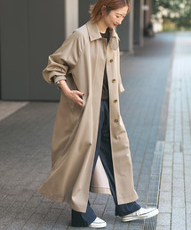 Spick & Span | ステンカラーウールトレンチ(ステンカラーコート)