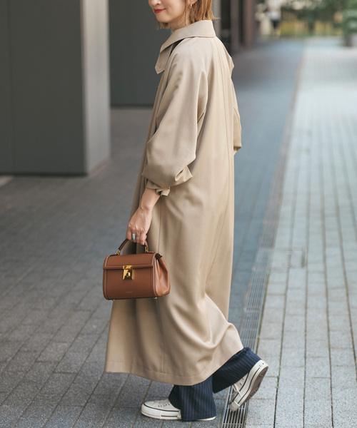 ステンカラーウールトレンチ（ステンカラーコート）｜Spick & Span