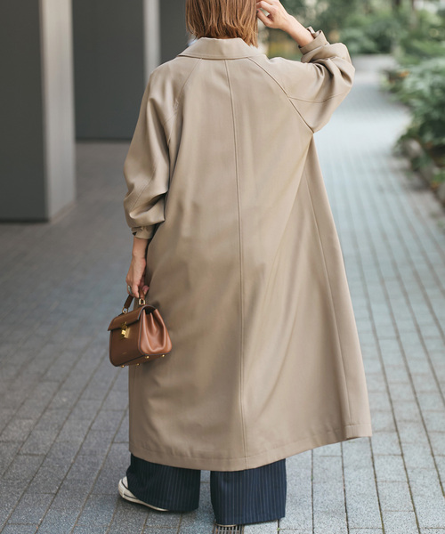 スピックアンドスパン　ステンカラーウールトレンチ　spick and span Spick & Span（スピックアンドスパン）の「ステンカラーウール
