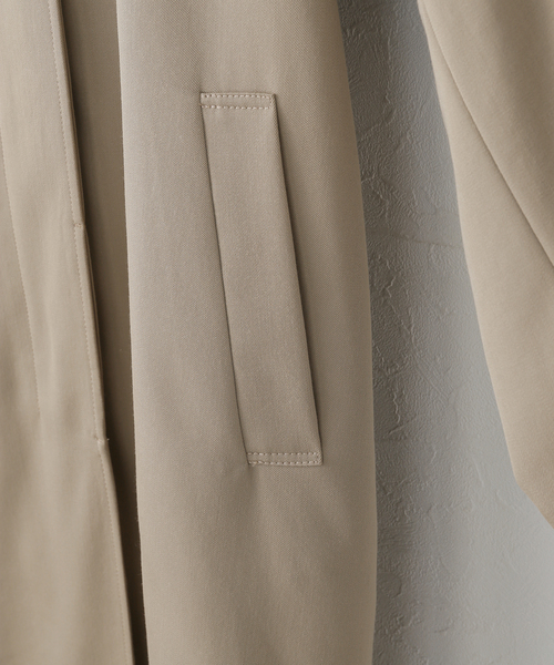 ステンカラーウールトレンチ（ステンカラーコート）｜Spick & Span