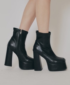 スーパーストレッチレザーロングブーツ（ブーツ）｜Darich