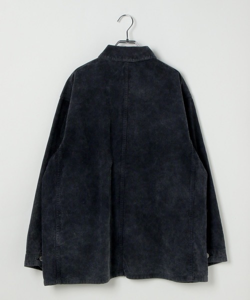 SMITH'S（スミス）の「【SMITH'S×BAYFLOW】別注コーデュロイワークジャケット（カバーオール・メンズ・ブラック・LARGE/MEDIUM）」の9枚目の写真