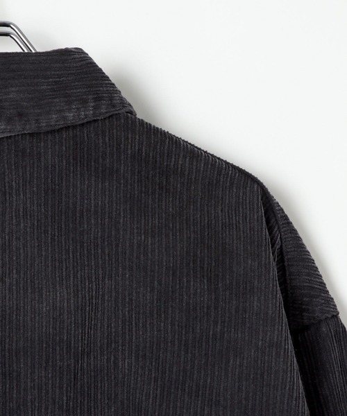 SMITH'S（スミス）の「【SMITH'S×BAYFLOW】別注コーデュロイワークジャケット（カバーオール・メンズ・ブラック・LARGE/MEDIUM）」の4枚目の写真