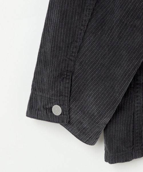SMITH'S（スミス）の「【SMITH'S×BAYFLOW】別注コーデュロイワークジャケット（カバーオール・メンズ・ブラック・LARGE/MEDIUM）」の6枚目の写真