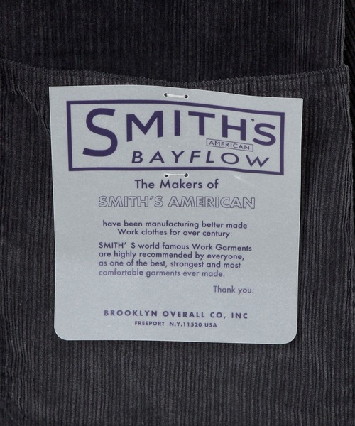 SMITH'S（スミス）の「【SMITH'S×BAYFLOW】別注コーデュロイワークジャケット（カバーオール・メンズ・ブラック・LARGE/MEDIUM）」の14枚目の写真
