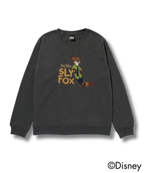 Disney ズートピア ニックサガラ裏起毛トレーナー（スウェット