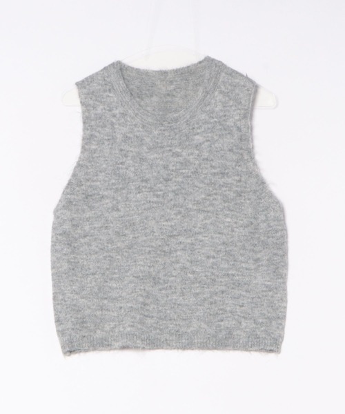 SUWDEE(スーディー)の「layered pattern knit set(ニット/セーター・レディース・アイボリー/グレー・FREE)」の12枚目の写真