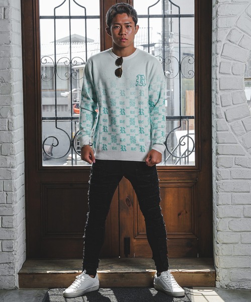 RTEGグラデーションO.Eニット（ニット/セーター）｜adamsJUGGLER