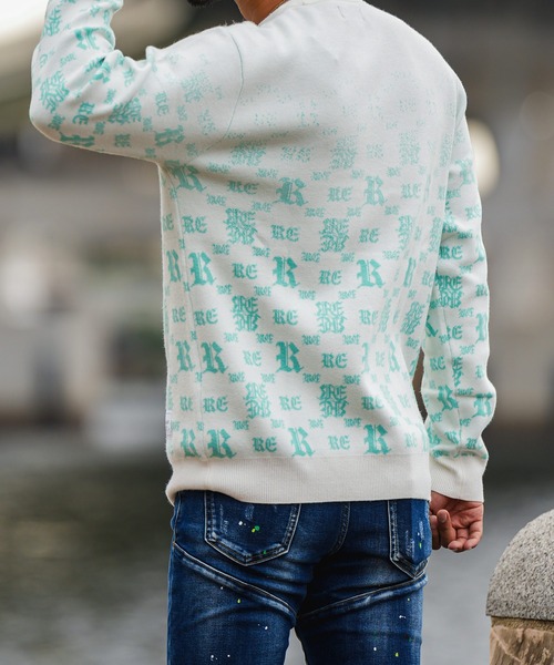 アダムスジャグラーRTEGグラデーションO.Eニット RTEGグラデーションO.Eニット（ニット/セーター）｜adamsJUGGLER